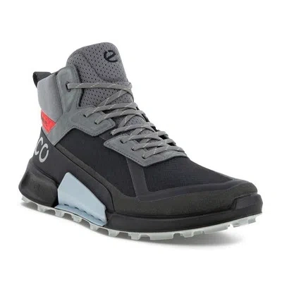 Pre-owned Ecco Shoes Men  Biom 2.1 Mountain Mid Gtx 82380450598 Grey-black In Multicolor