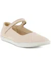 ECCO SIMPIL WOMENS LEATHER FLATS MARY JANES