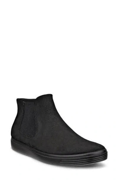 Ecco Sneaker Chelsea Boot In Black