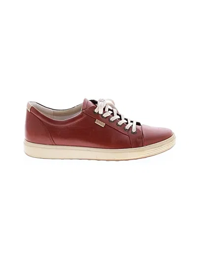 Pre-owned Ecco Sneakers In Burgundy