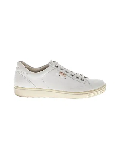 Pre-owned Ecco Sneakers In Ivory
