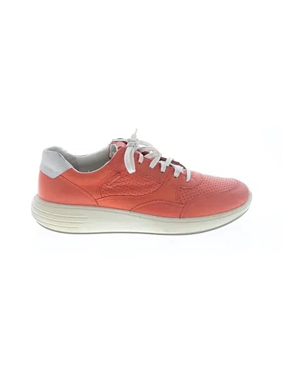 Pre-owned Ecco Sneakers In Orange