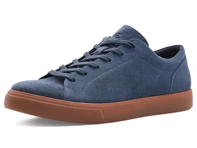 Ecco Soft 10 Classic Lace-up Sneakers Men's Shoes Ombre Suede: Eu 47 (us Men's 13-13.5) D - Medium In Blue