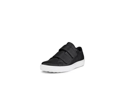 Ecco Soft 60 Premium Two Strap Sneaker In Black