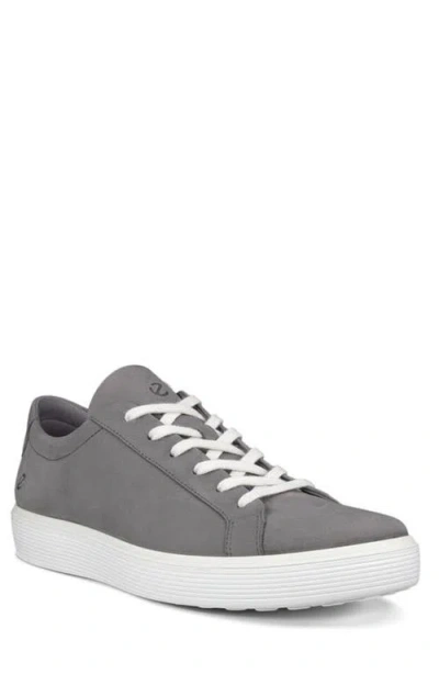 Ecco Soft 60 Sneaker In Steel/white