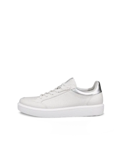 Ecco Soft 60 - Women's Leather Sneaker In White
