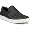 Ecco Soft 7 3.0 Slip-on Sneaker In 01001black