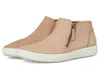 Ecco Soft 7 Mid Top Zip Sneaker In Neutral