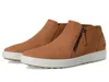 Ecco Soft 7 Low Cut Zip Bootie In Brown