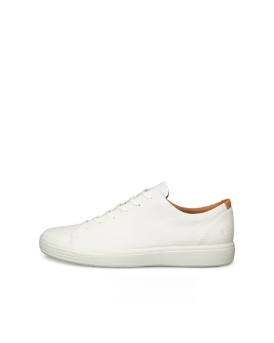 Ecco Soft 7 - Men's Leather Lace-up Shoe In White