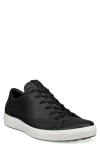 Ecco Mens Leather Running & Training Shoes In Black