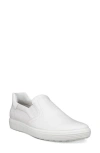 Ecco Soft 7 Slip-on Sneaker In White/patent White