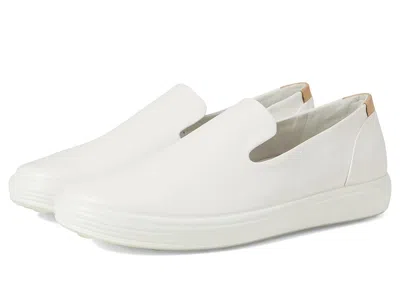 Ecco Soft 7 Slip-on Sneaker Women's Shoes White/powder: Eu 43 (us Women's 12-12.5) M