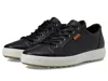 Ecco Soft 7 Leather Sneakers In Black