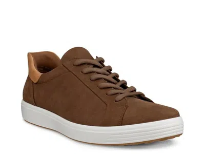 Ecco Soft 7 Easy Slip Sneaker In Brown