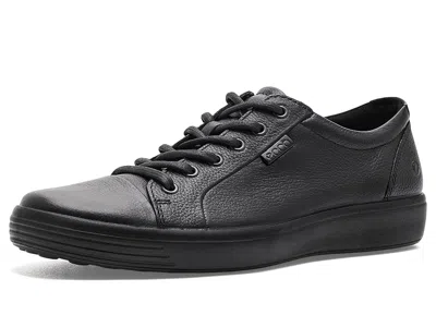 Ecco Soft 7 Sneaker Men's Lace Up Casual Shoes Black Pebbled Leather: Eu 43 (us Men's 9-9.5) D - Medium