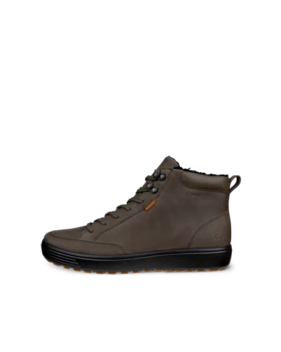 Ecco Soft 7 Tred - Men's Nubuck Gore-tex Boot In Green