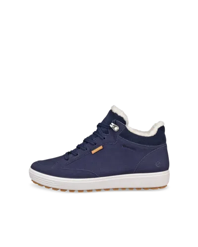 Ecco Soft 7 Tred - Women's Nubuck Gore-tex Boot In Blue