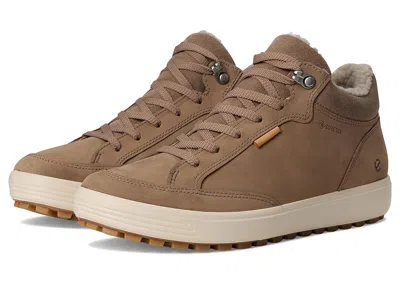 Ecco Soft 7 Warm-lined Gore-tex Chukka In Brown