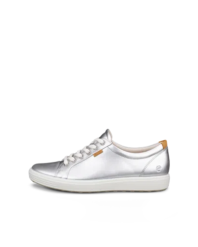 Ecco Soft 7 Sneaker In Silver