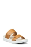Ecco Soft Mule Sandal In Gold