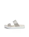 Ecco Touch-strap Sandals In Gray