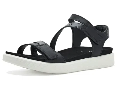 Ecco Soft Three Strap In Black