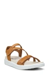 Ecco Soft Three Strap Sandal In Brown