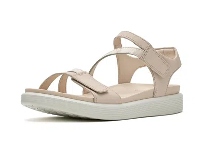 Ecco Soft Three Strap Women's Dress Sandals Limestone/limestone: Eu 40 (us Women's 9-9.5) M In Neutral