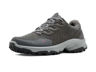Ecco Sport Receptor Xp Leather Waterproof Men's Shoes Magnet/magnet: Eu 44 (us Men's 10-10.5) D - Medium In Pewter