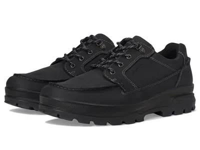 Ecco Sport Rugged Track Moc Toe Low Waterproof Hiking Shoe In Black