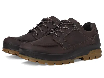 Ecco Sport Rugged Track Moc Toe Low Waterproof Hiking Shoe In Brown