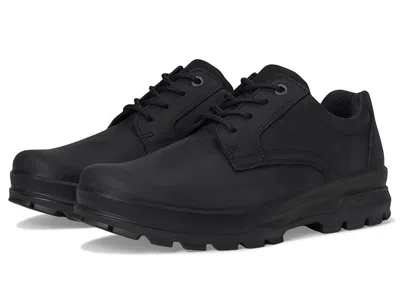 Ecco Sport Rugged Track Plain Toe Low Waterproof Hiking Shoe In Black