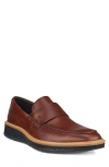 Ecco St.1 Hybrid Penny Loafer In Cognac