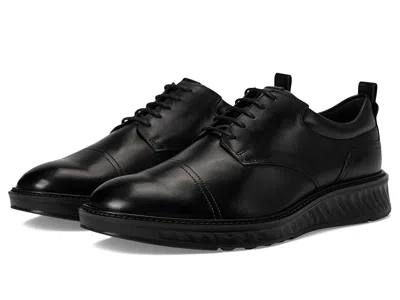 Ecco St.1 Hybrid Cap Toe Oxford In Black