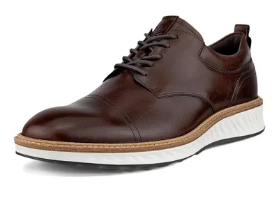 Ecco St.1 Hybrid Cap Toe Oxford In Brown