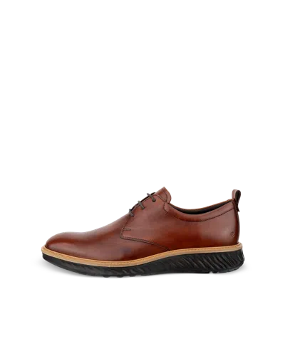 Ecco St.1 Hybrid - Men's Leather Derby Shoe In Brown