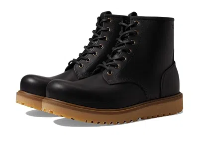 Ecco Staker 21762401001 Boots Men's Black Leather Ankle Chelsea Jobb098
