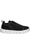 Ecco Street 720 Lace-up Sneakers In Black