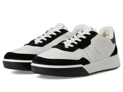 Ecco Street Court Lace Sneaker Men's Shoes Black/white: Eu 46 (us Men's 12-12.5) D - Medium