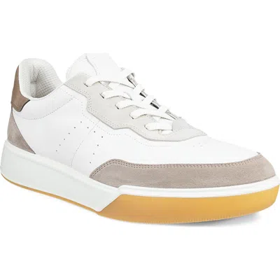 Ecco Street Court Low Top Sneaker In White