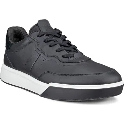 Ecco Street Court Low Top Sneaker In Black