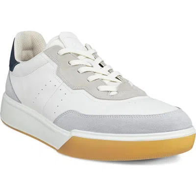 Ecco Street Court Low Top Sneaker In White