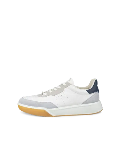 Ecco Street Court - Men's Leather Sneaker In White