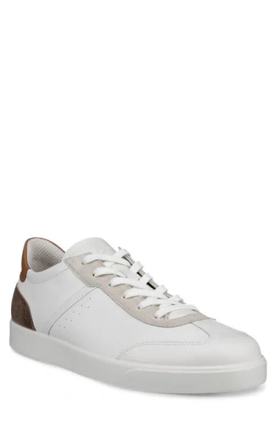 Ecco Street Lite Low Top Sneaker In White/gravel/cashmere