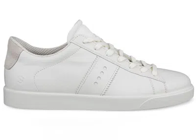Pre-owned Ecco Street Lite Triple (women's) Sneakers In White