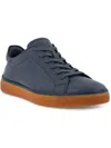 ECCO STREET TRAY MENS FAUX LEATHER LACE-UP OXFORDS