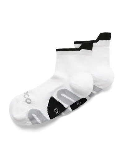 Ecco Tech Tour Lite Ankle-cut - Ankle-cut Socks In White