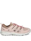 Ecco Terracruise Mesh-panelled Lace-up Trainers In Pink