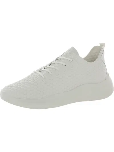 Ecco Therap  Womens Textured Sneaker Athletic And Training Shoes In White